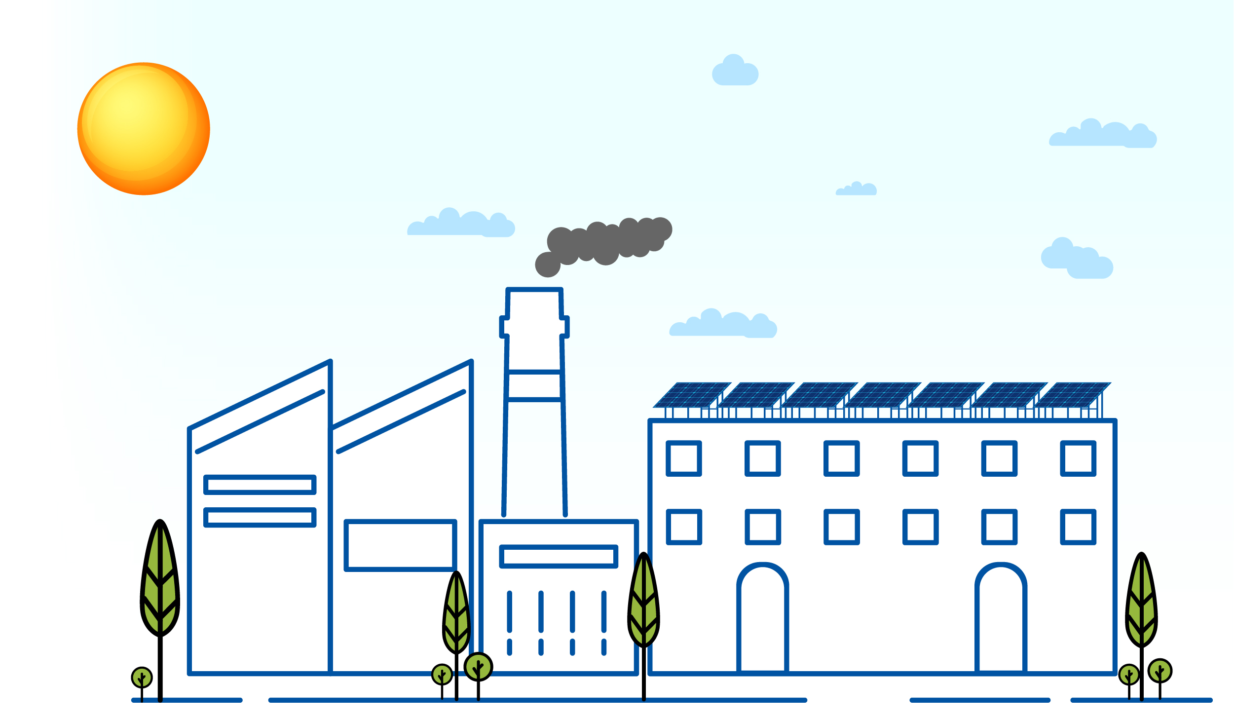 Industrial Solar Rooftop Installation